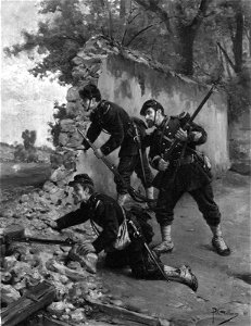 Paul Louis Narcisse Grolleron - Soldiers at a Breach in a Wall - 64.2087 - Museum of Fine Arts