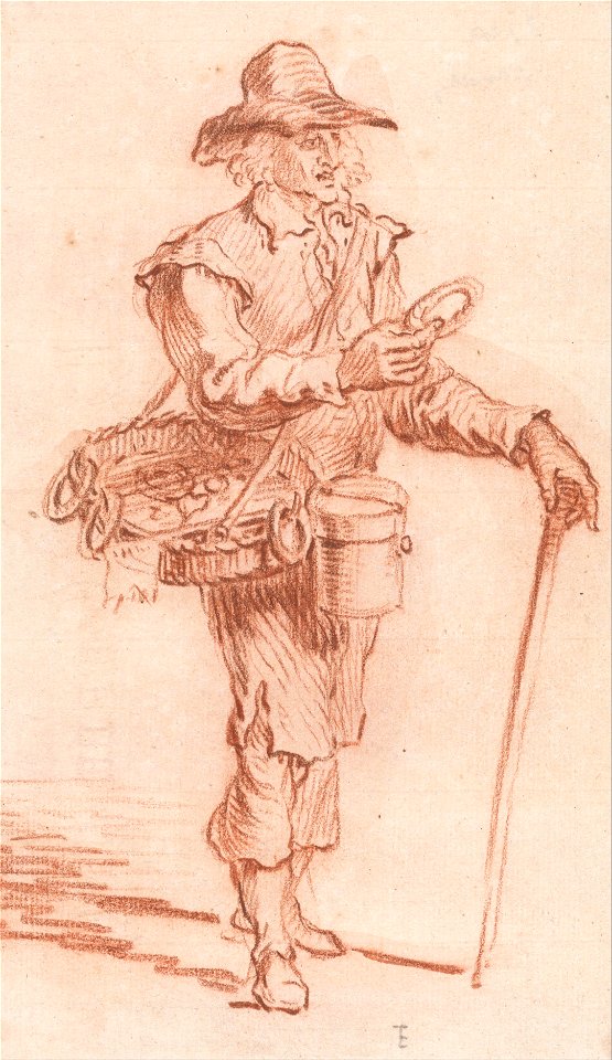 Paul Sandby - The Itinerant Pedlar - Google Art Project