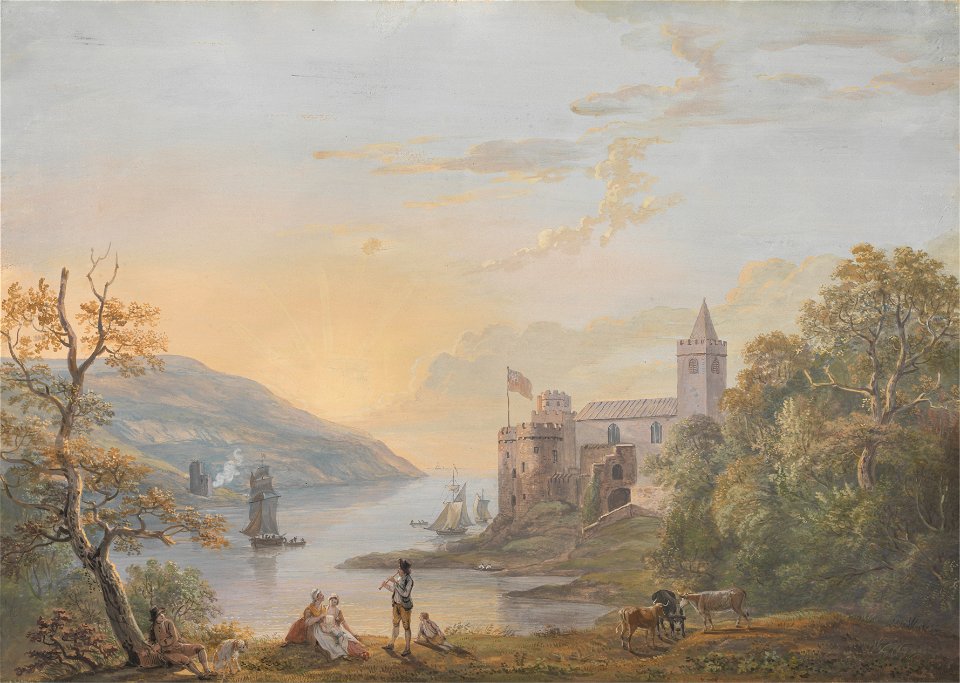 Paul Sandby - Dartmouth Castle - Google Art Project