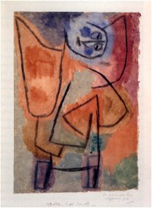 Paul Klee ~ Engel, übervoll ~ 1939