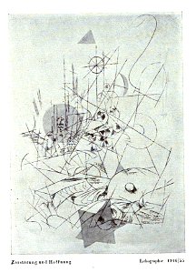 Paul Klee - Zerstörung und Hoffnung, 1916