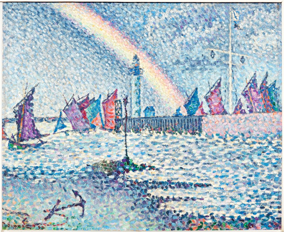Paul Signac - Entrance to the Port of Honfleur - 79.292 - Indianapolis Museum of Art