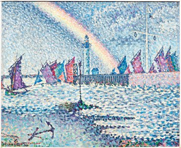 Paul Signac - Entrance to the Port of Honfleur - 79.292 - Indianapolis Museum of Art