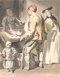 Paul Sandby - London Cries- A Fishmonger - Google Art Project