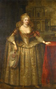 Paul van Somer (c. 1576-1621) - Anne of Denmark (1574-1619) - RCIN 405813 - Royal Collection