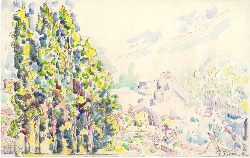 Paul Signac - Saint-Paul-de-Vence