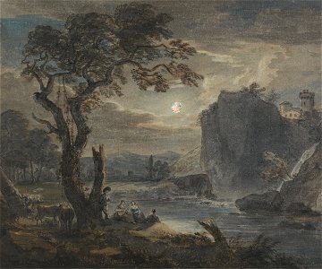 Paul Sandby - Music by Moonlight - Google Art Project