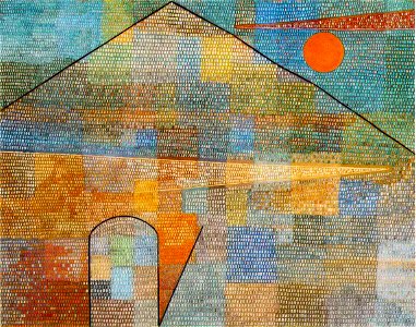 Paul Klee - Ad Parnassum. Free illustration for personal and commercial use.