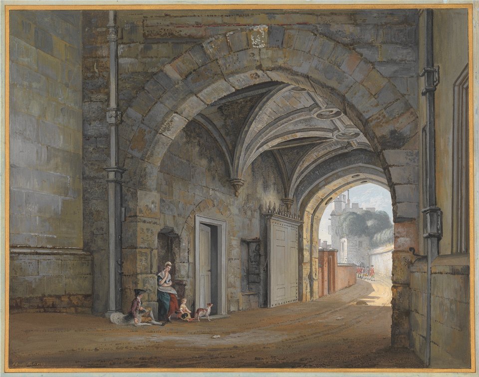Paul Sandby - The Queen Elizabeth Gate - Google Art Project