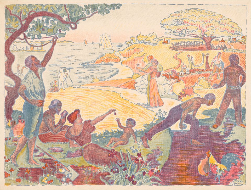 Paul Signac (French, 1863-1935) - Harmonious Times - 1925.1053 - Cleveland Museum of Art