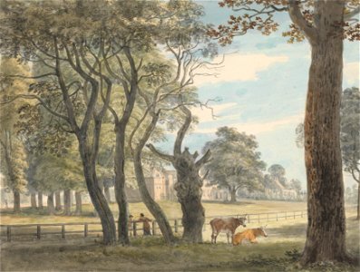 Paul Sandby - The Gunpowder Magazine, Hyde Park - Google Art Project