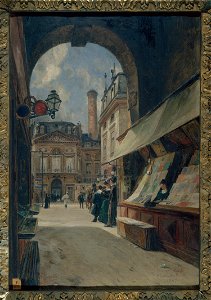 Paul Schaan - Le passage Vérité et la place de Valois - P307 - Musée Carnavalet
