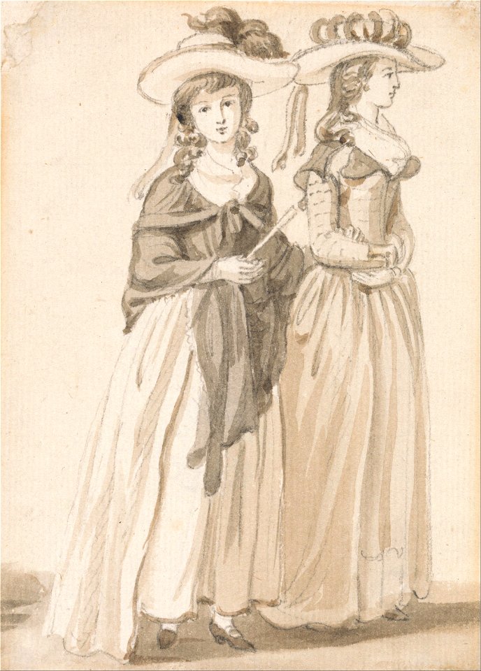 Paul Sandby - The Misses Sandby of Norwich - Google Art Project