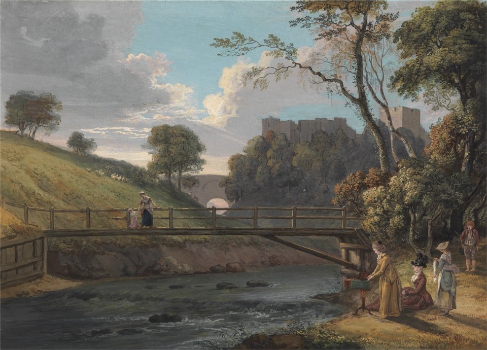 Paul Sandby - Roslin Castle, Midlothian - Google Art Project