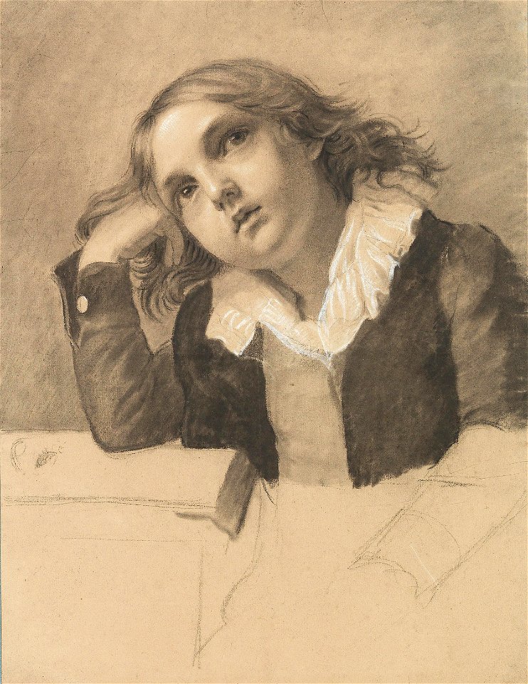 Pauline Auzou - Portrait of a Seated Boy
