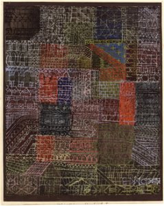 Paul Klee Structural II 1924. Free illustration for personal and commercial use.