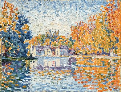 Paul Signac - Die Seine bei Samois (Studie) - 8658 - Bavarian State Painting Collections