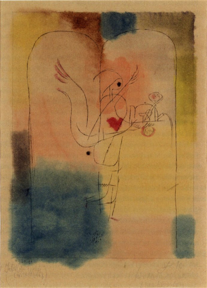 Paul Klee ~ Engel bringt das Gewünschte ~ 1920