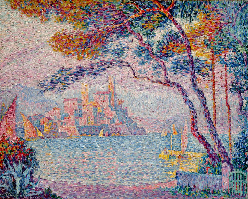 Paul Signac - Antibes, Soir