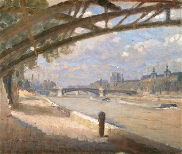 Julius Paulsen-Under the Pont des Arts