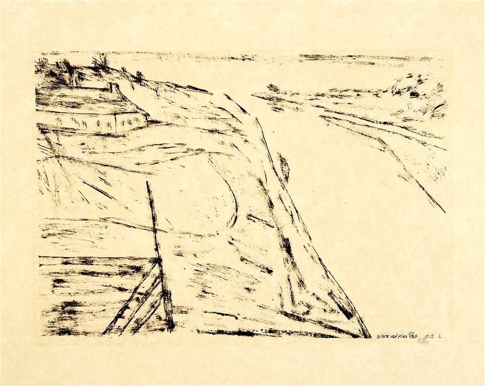 Paul Klee Blick auf einen Fluss 1912