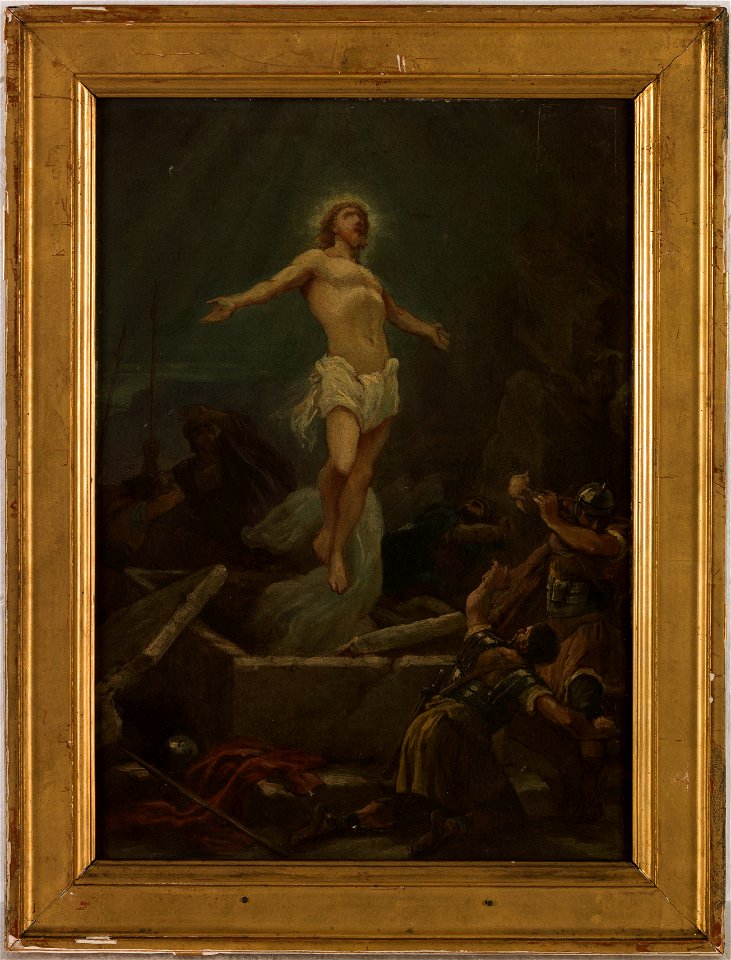 Paul-Dominique Philippoteaux - Esquisse pour l'église de Saint-Pierre-Saint-Paul de Montreuil-sous-Bois , La Résurrection de Jésus Christ - PPP4759 - Musée des Beaux-Arts de la ville de Paris