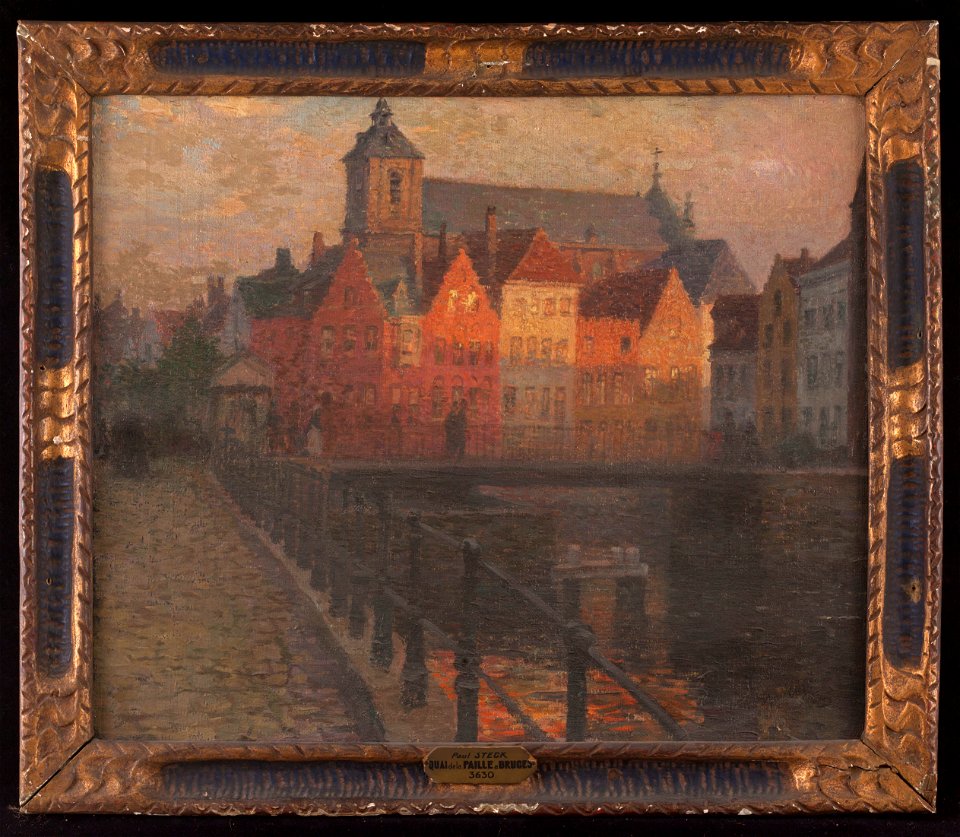 Paul Steck - Quai de la Paille à Bruges - PPP3698 - Musée des Beaux-Arts de la ville de Paris