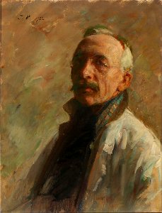Julius Paulsen - Kunstnerens selvportræt (1922)