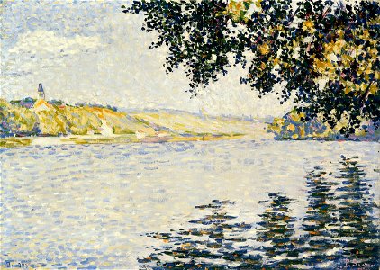 Paul Signac - View of the Seine at Herblay - Google Art Project
