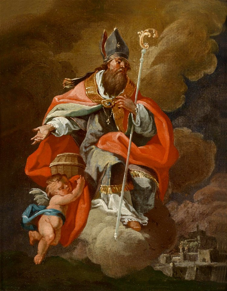 Paul Troger (Schule) Der heilige Rupertus und ein Engel