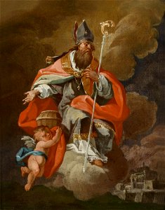 Paul Troger (Schule) Der heilige Rupertus und ein Engel