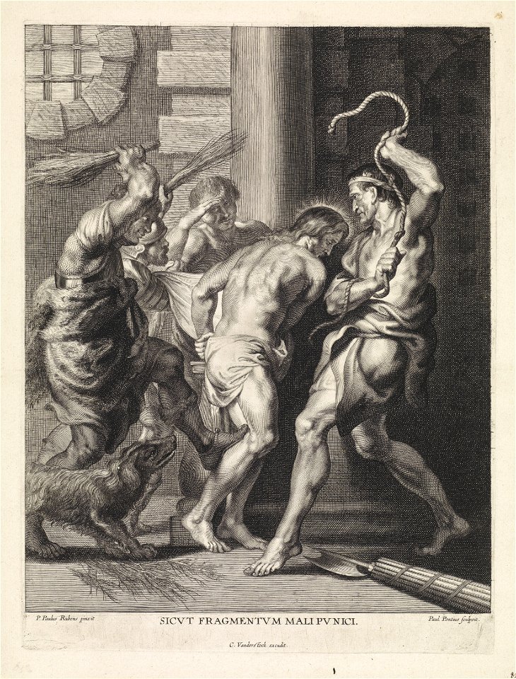 Paulus Pontius - The flaggelation of Christ