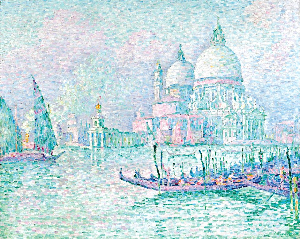 Paul Signac - Venise, La Salute, Vert