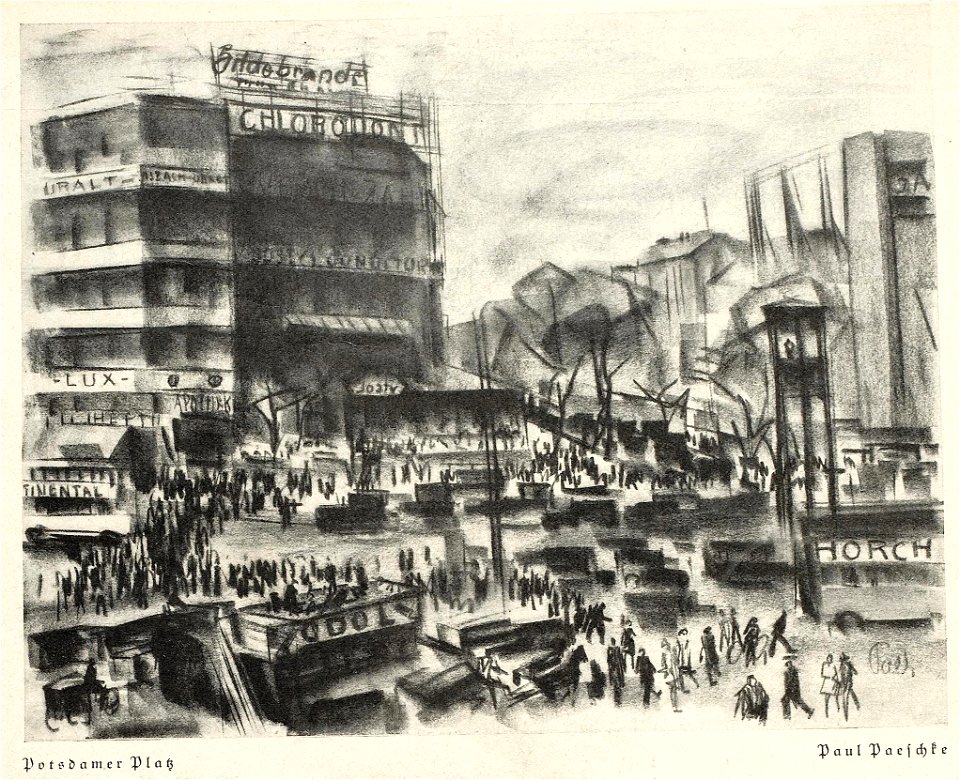 Paul Paeschke - Potsdamer Platz, 1929