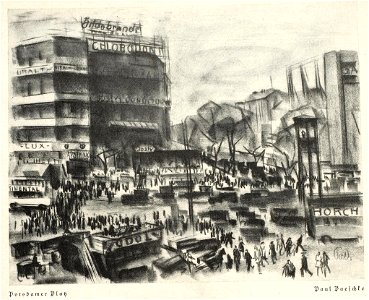 Paul Paeschke - Potsdamer Platz, 1929