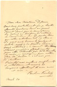 Pauline Viardot an Josef Dessauer 03-24