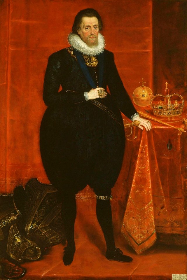 Paul van Somer (c. 1576-1621) - James VI ^ I (1566-1625) - RCIN 401224 - Royal Collection