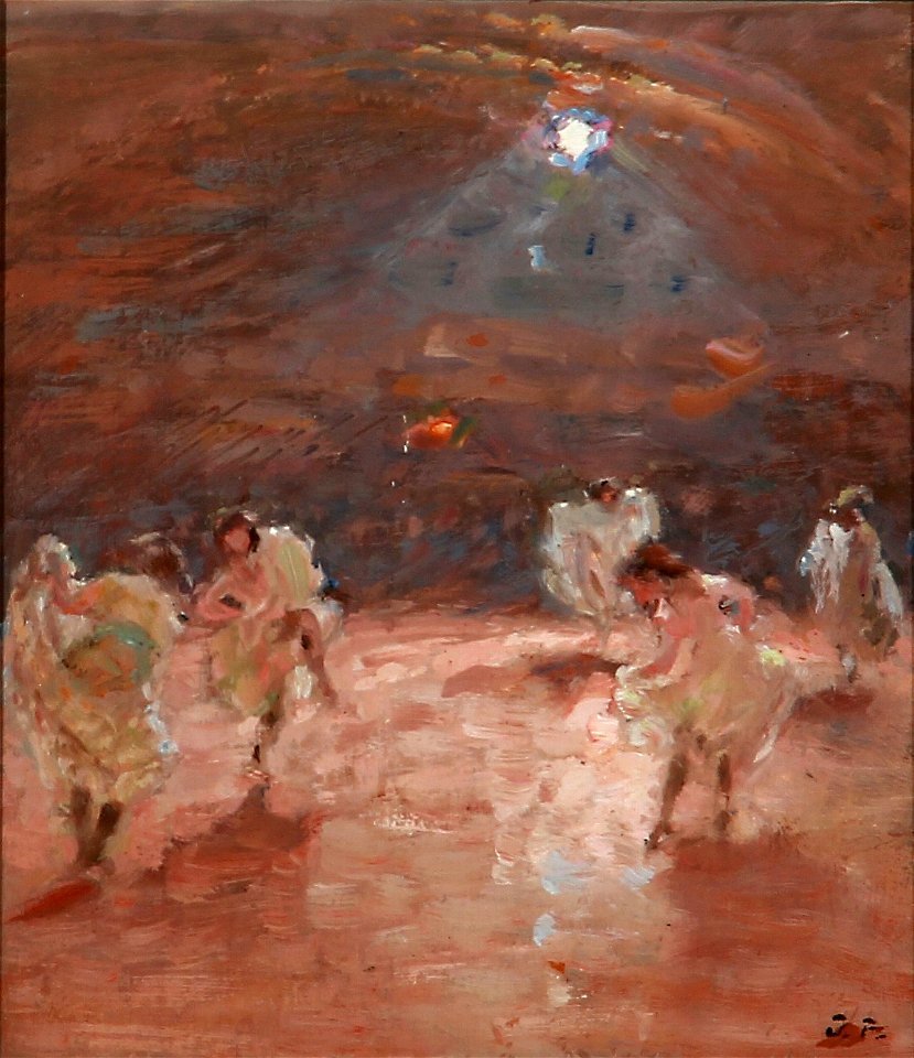 Julius Paulsen - Can-can dancers in Paris