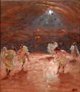 Julius Paulsen - Can-can dancers in Paris