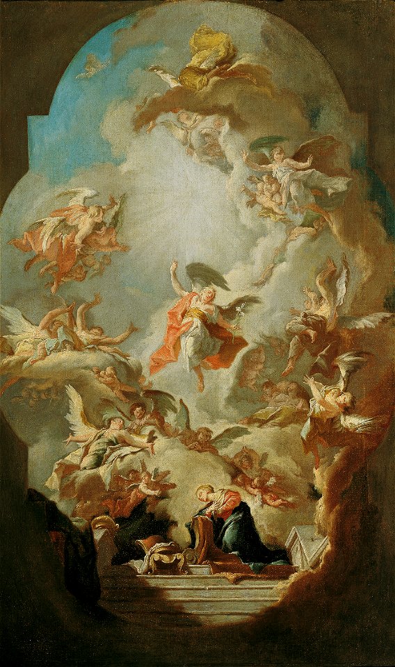 Paul Troger - Die Verkündigung an Maria - 3331 - Österreichische Galerie Belvedere