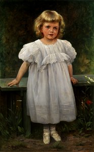 Paul Th Rohr Mädchenbildnis 1903