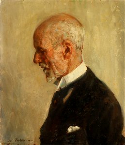 Julius Paulsen - Portrait of merchant Andreas Collstrop (1922)