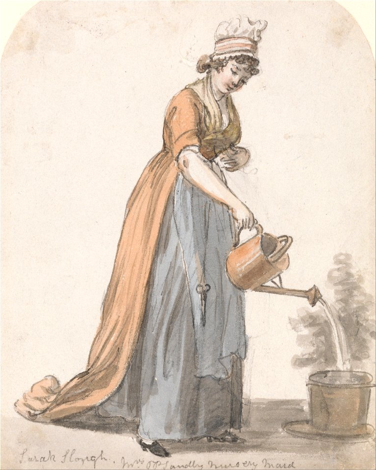 Paul Sandby - Sara Hough, Mrs. T. P. Sandby's Nursery Maid - Google Art Project
