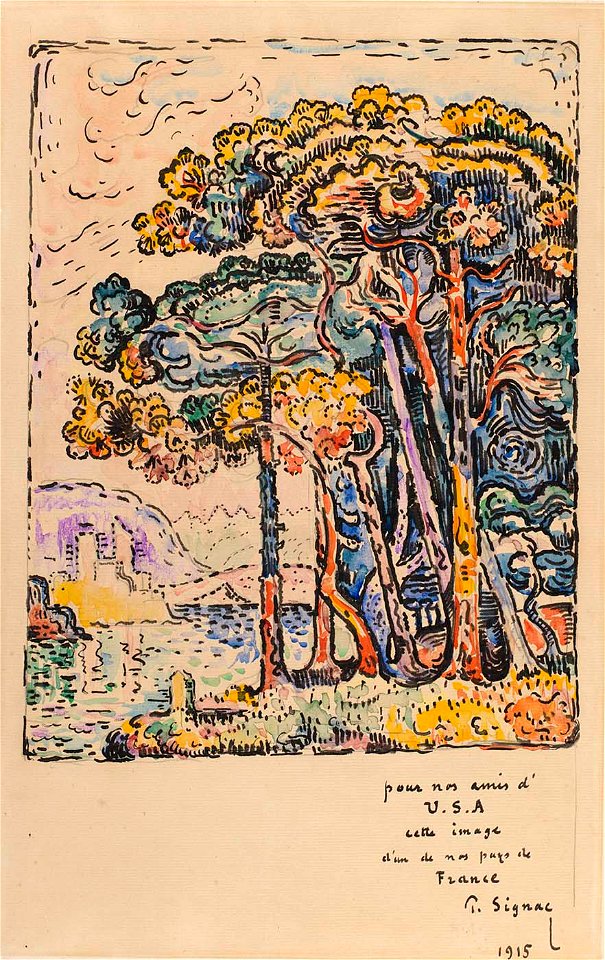 Paul Signac - Landscape - 1915.11.76 - Smithsonian American Art Museum