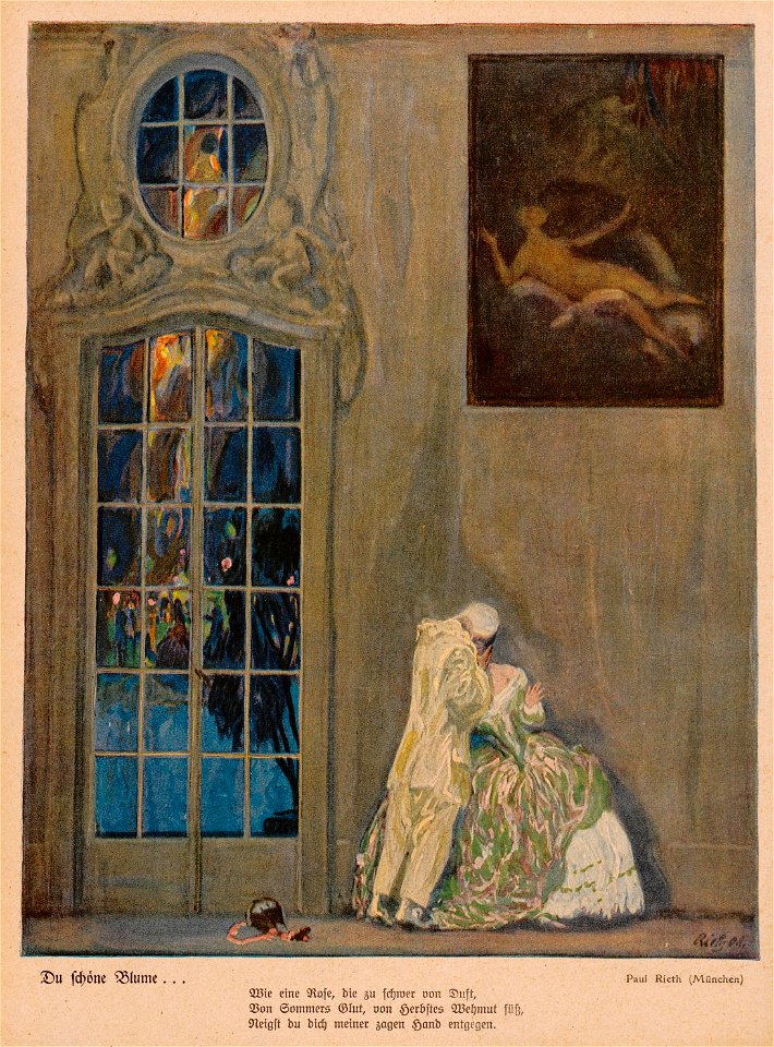 Paul Rieth - Du schöne Blume, 1909