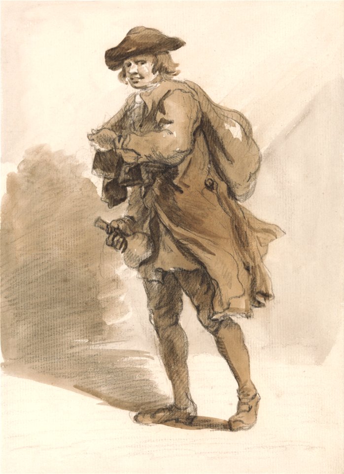 Paul Sandby - London Cries- A Man with a Bottle - Google Art Project