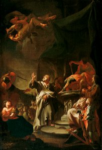 Paul Troger - Der Sturz des Magiers Simon - 5486 - Österreichische Galerie Belvedere