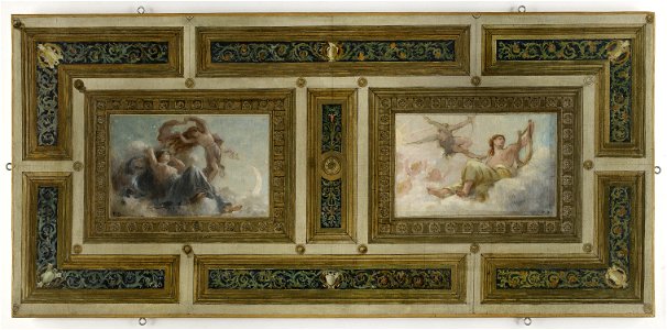 Paul-Albert Baudouin - Esquisse pour la mairie de Saint-Maur-des-Fossés , La Nuit et le Jour - PPP3826 - Musée des Beaux-Arts de la ville de Paris