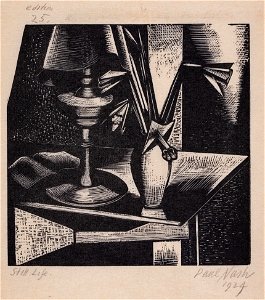 Paul Nash - Still Life. Free illustration for personal and commercial use.