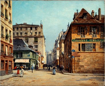 Paul-Joseph-Victor Dargaud - La rue Saint-Paul - P923 - Musée Carnavalet